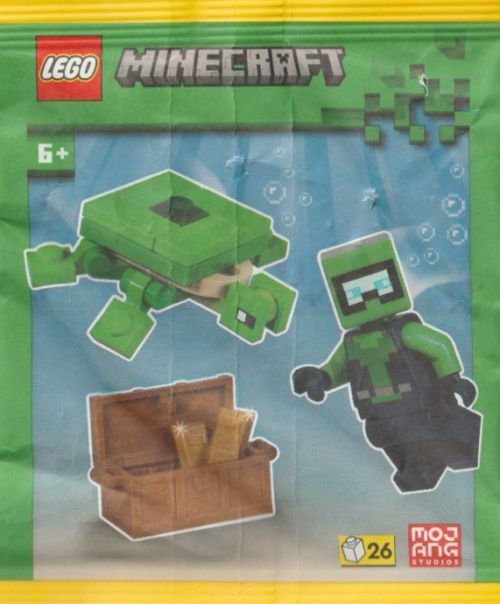 662505-1 Diver and Turtle