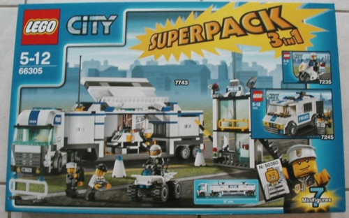 66305-1 City Police Super Pack 3 in 1