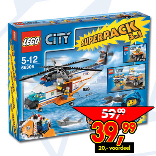 66306-1 City Super Pack 3 in 1
