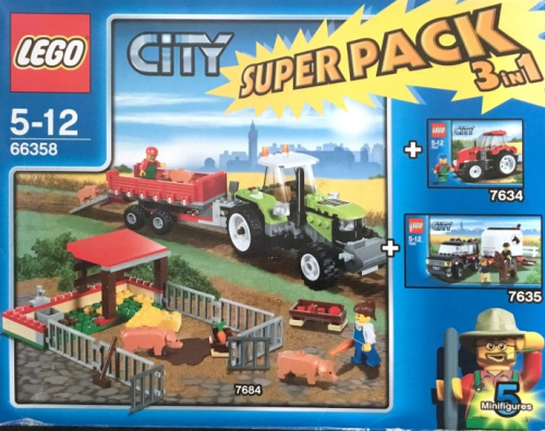 66358-1 City Super Pack 3 in 1