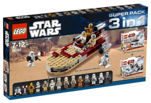 66368-1 Star Wars Super Pack 3 in 1