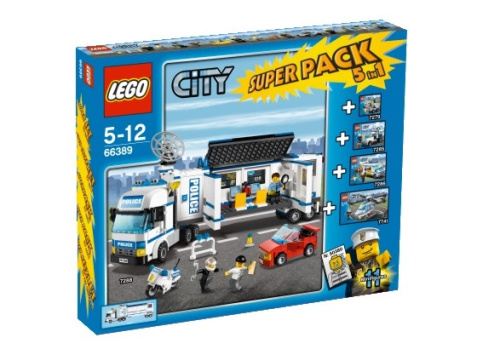 66389-1 City Police Super Pack 5 in 1