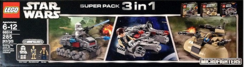 66514-1 Microfighter Super Pack 3 in 1