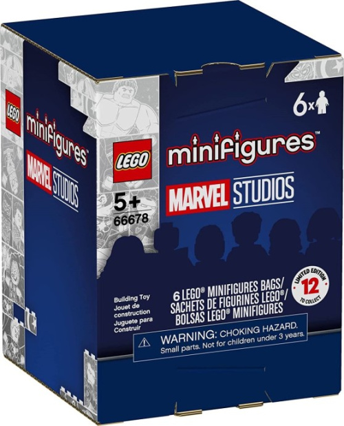 66678-1 LEGO Minifigures - Marvel Studios Series Box of 6 random bags