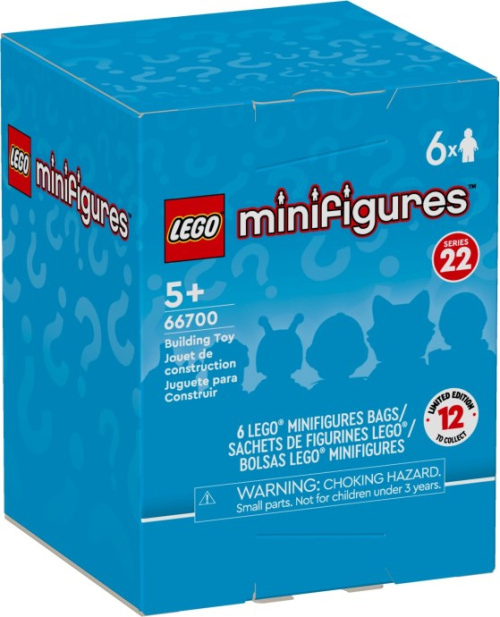 66700-1 LEGO Minifigures - Series 22 Box of 6 random bags