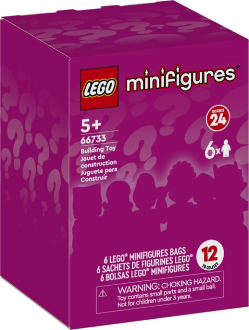 66733-1 LEGO Minifigures - Series 24  Box of 6 random bags