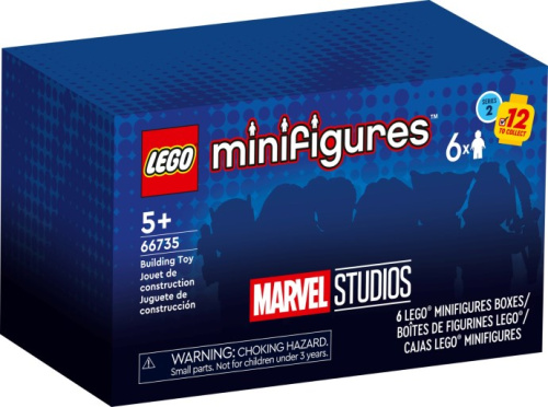66735-1 LEGO Minifigures - Marvel Studios Series 2 Box of 6 random boxes