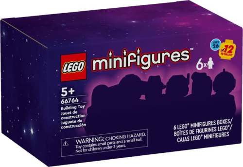 66764-1 LEGO Minifigures - Series 26 Box of 6 random packs