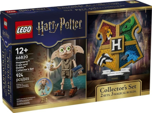 66820-1 Hogwarts Crest and Dobby Collector's Set