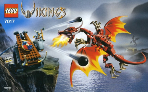7017-1 Viking Catapult versus the Nidhogg Dragon
