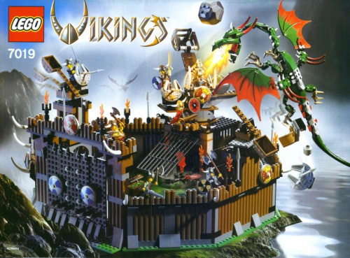 7019-1 Viking Fortress against the Fafnir Dragon