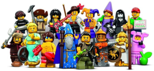 71007-17 LEGO Minifigures - Series 12 - Complete