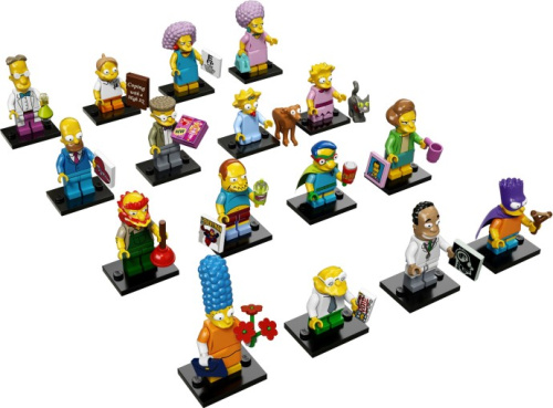 71009-17 LEGO Minifigures - The Simpsons Series 2 - Complete
