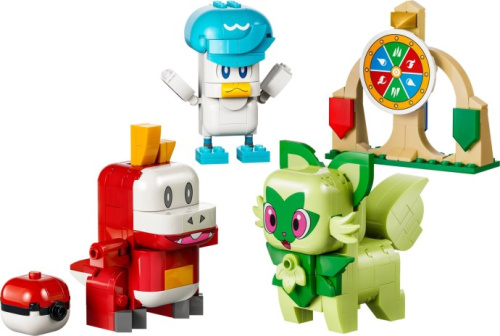 72158-1 Sprigatito, Fuecoco and Quaxly Battle