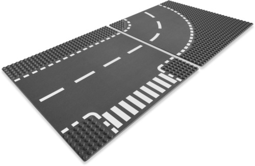 7281-1 T-Junction & Curved Road Plates