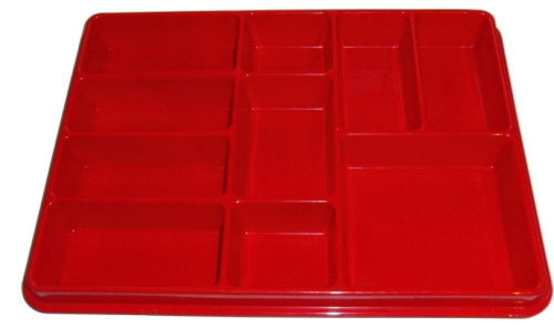 757-1 Storage Tray Red