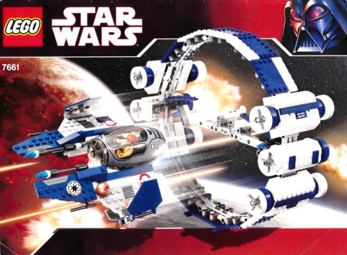 7661-1 Jedi Starfighter with Hyperdrive Booster Ring