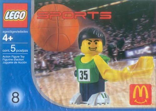7918-1 Basketball Player, Green