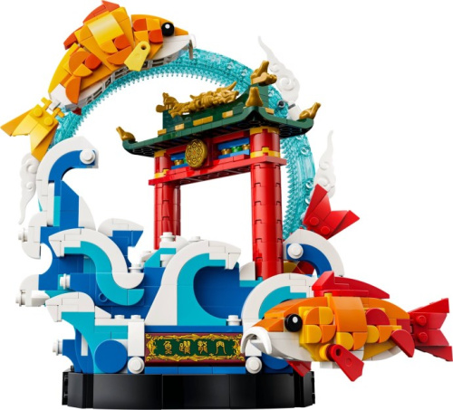 80120-1 Prosperity Carp Leaping