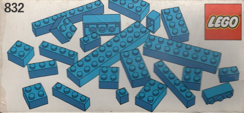 832-1 Blue Bricks Parts Pack
