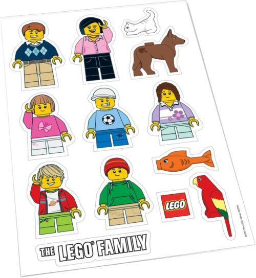 850794-1 LEGO Family Car Stickers
