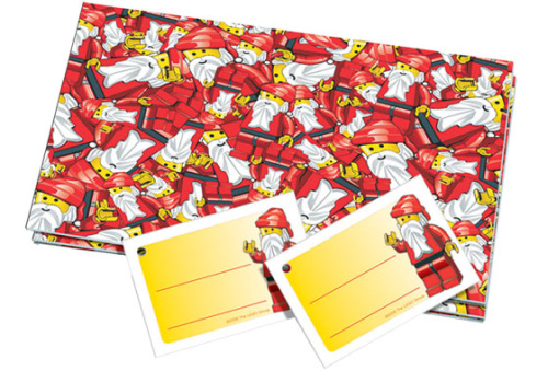 851680-1 Santa Gift Wrap and Tags