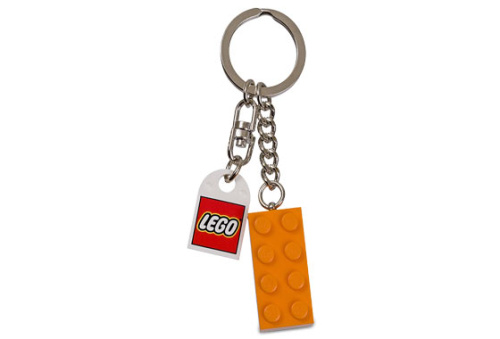 852097-1 Orange Brick Key Chain