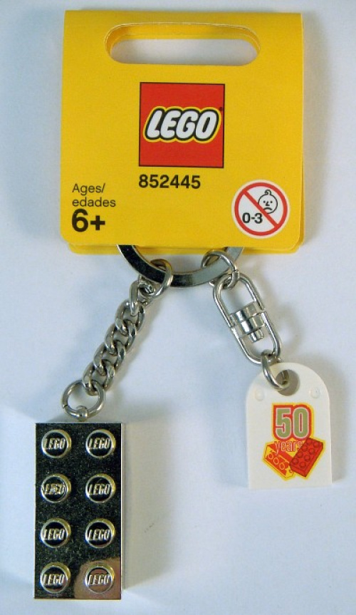 852445-1 Gold Brick Key Chain
