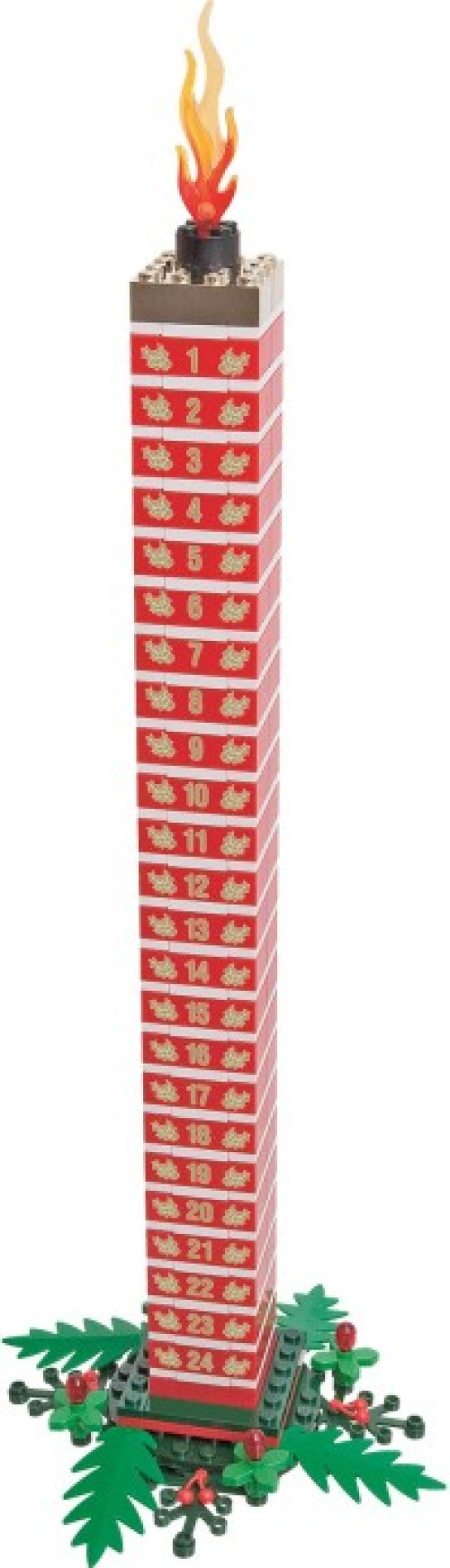 852741-1 LEGO Holiday Countdown Candle