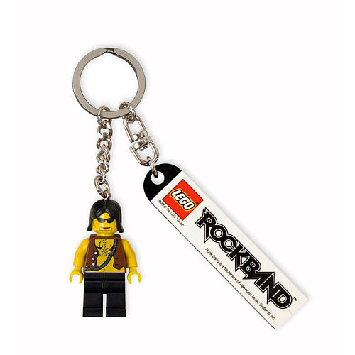 852889-1 LEGO Rock Band Promo Key Chain Minifig 1