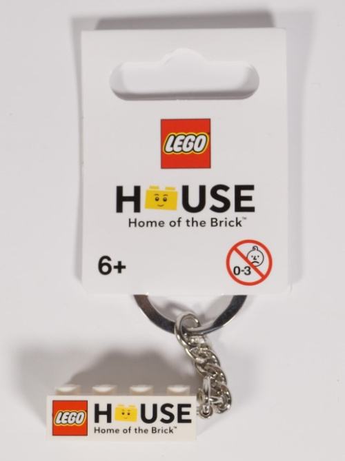 853712-1 LEGO House 2x4 Brick Key Chain