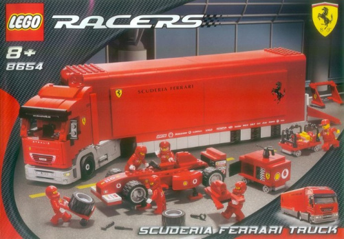 8654-1 Scuderia Ferrari Truck