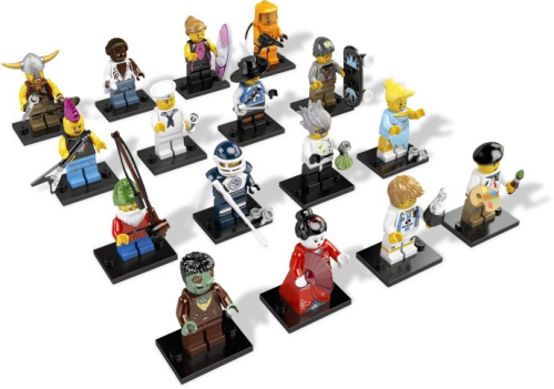 8804-17 LEGO Minifigures - Series 4 - Complete