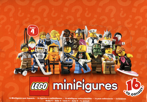 8804-18 LEGO Minifigures - Series 4 - Sealed Box