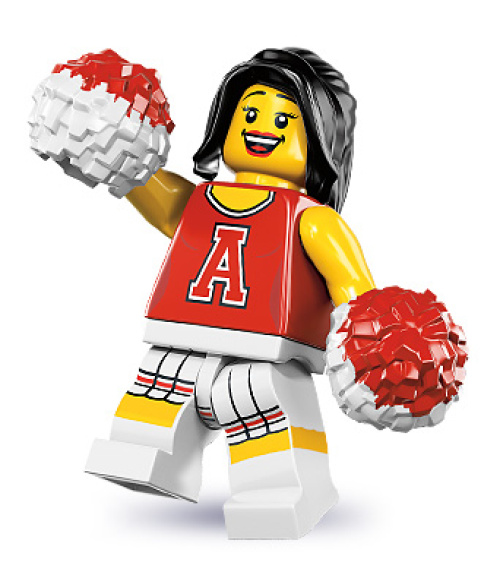 8833-13 Red Cheerleader