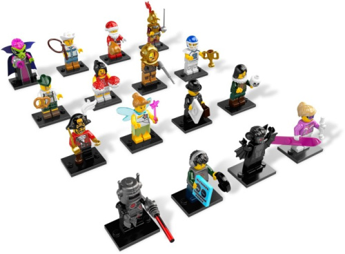 8833-17 LEGO Minifigures - Series 8 - Complete