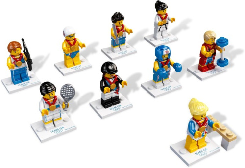 8909-17 LEGO Minifigures - Team GB Series - Complete