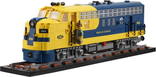 910066-1 Brick Railroad Locomotive