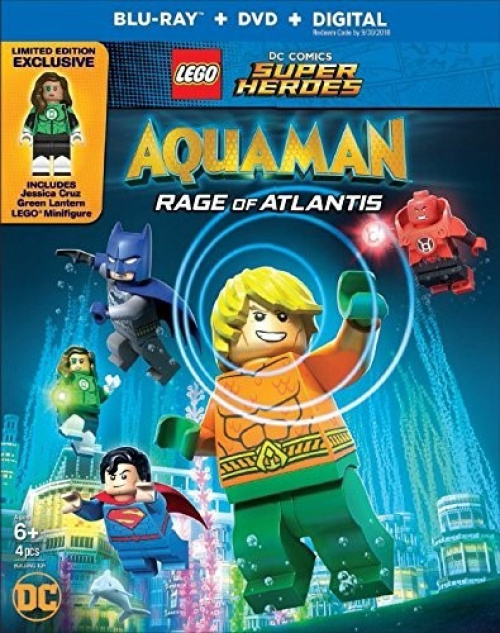 AQUAMAN-1 LEGO DC Comics Super Heroes Aquaman: Rage of Atlantis (Blu-ray + DVD)