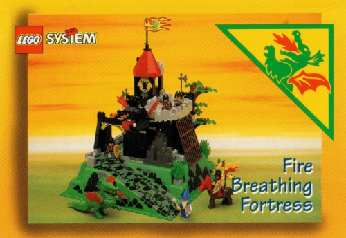 CC93LBC1-1 Card Fire Breathing Fortress - Lego Builders Club
