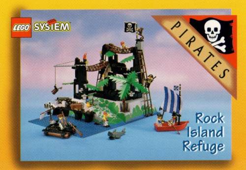 CC93LBC4-1 Card Rock Island Refuge - Lego Builders Club