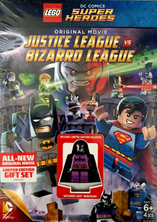 DCSHDVD1-1 LEGO DC Comics Super Heroes: Justice League vs Bizarro League (Blu-ray + DVD)