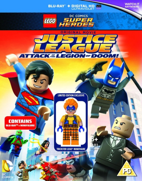 DCSHDVD2-1 LEGO DC Comics Super Heroes Justice League: Attack of the Legion of Doom! (Blu-ray + DVD)