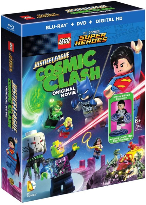 DCSHDVD3-1 LEGO DC Comics Super Heroes Justice League: Cosmic Clash (Blu-ray + DVD)