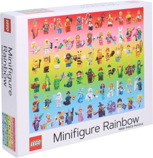 ISBN9781797214382-1 Minifigure Rainbow 1,000-Piece Puzzle