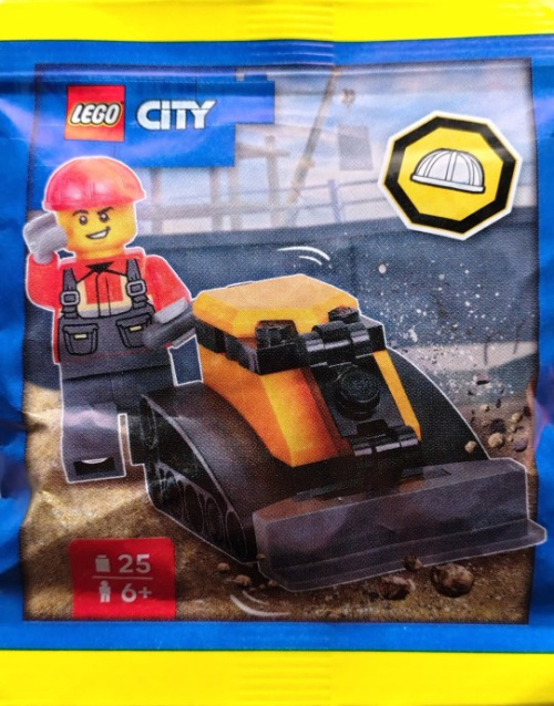 L0002221-1 Construction Worker with Bulldozer