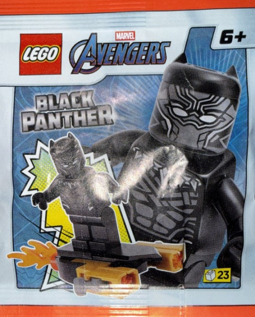 L0002276-1 Black Panther with Hoverboard