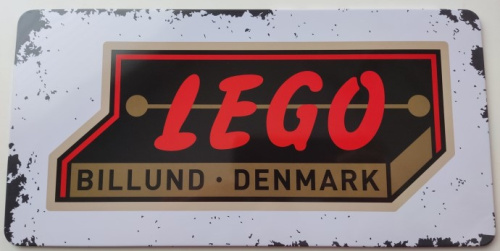 TINSIGN-1 Retro LEGO logo Tin sign
