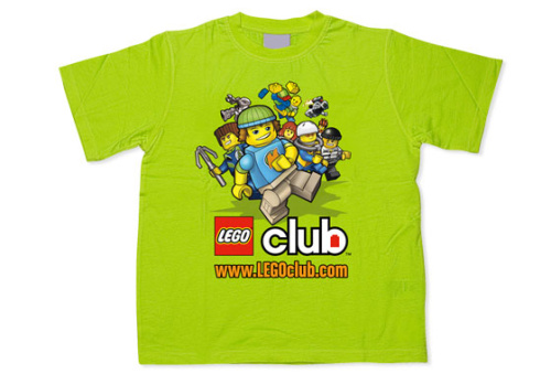 TS67-1 LEGO Club Lime Green T-shirt