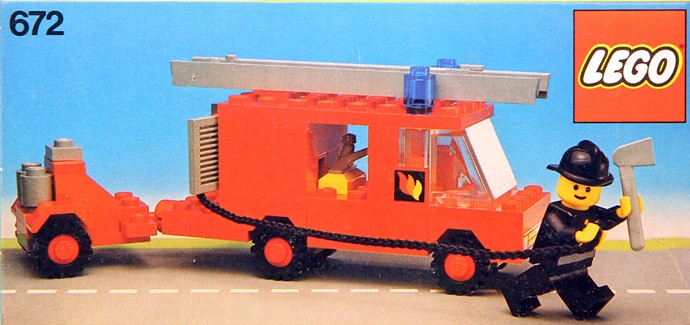 lego fire truck old